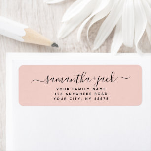 Custom Handwritten Stylish Elegant Return Address