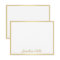 Custom Handwritten Template Gold Script Text Flat