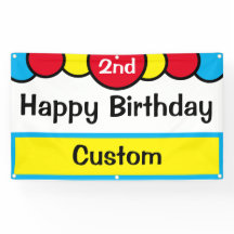 Custom Happy 2nd Birthday