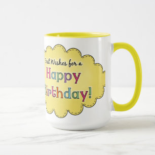 Custom Happy Birthday Gift Mug