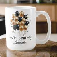 Custom Happy Birthday Mug, Gift for Her or Girls