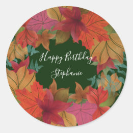 Custom Happy Birthday sticker