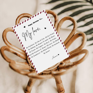 Custom Happy birthday wishes to husband Invitation