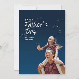 Custom Happy Father’s Day Card for Dad