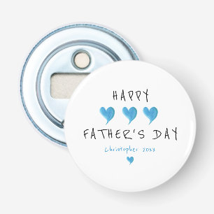 Custom Happy Father's Day Cute Boy Bottle Opener