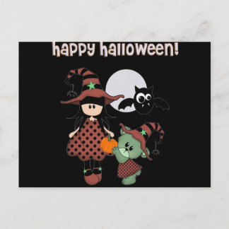 Custom Happy Halloween Postcard