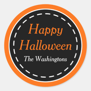 Custom Happy Halloween Stickers