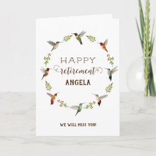 Custom Happy Retirement Card