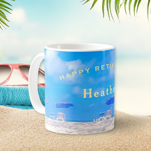 Custom Happy Retirement Gift Coffee Mug