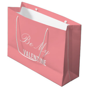  Custom Happy valentine's day custom name Large Gi Large Gift Bag