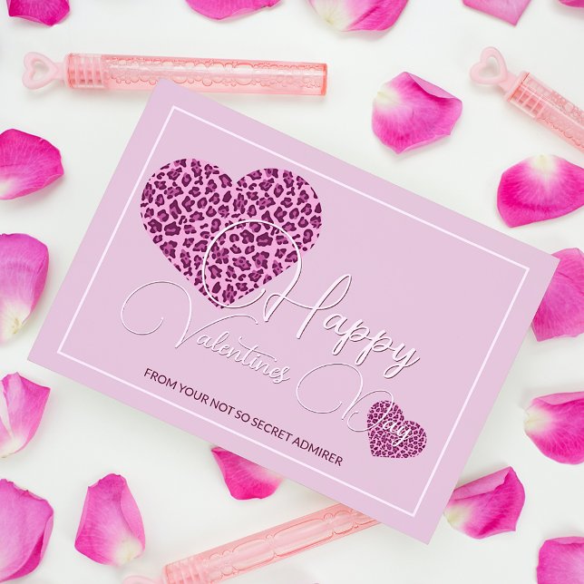 Custom Happy Valentines Day Hearts Pattern Holiday Card (Creator Uploaded)