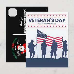 Custom Happy Veterans Day! Thank You Cards 2025