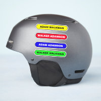 Custom Hard Hat Name Tag - Worker