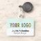 Custom Hard Plastic Name Badge Retractable Clip