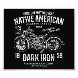 Custom Harley Indian Motorcycle Classic Legend Photo Print