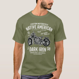 Custom Harley Indian Motorcycle Classic Legend T-Shirt