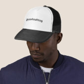 Custom Hashtag Personalised Baseball Trucker Hat (In Situ)