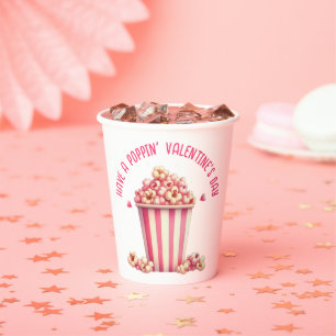 Custom Have a Popping Valentine's Day Popcorn Paper Cups