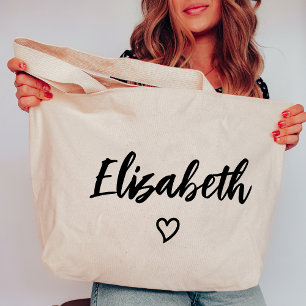 Custom Heart Bachelorette Bridesmaid Girls Trip  Tote Bag