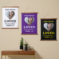 Custom heart Bible Verse John Christian photo