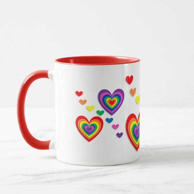 Custom Heart Mug (Left)