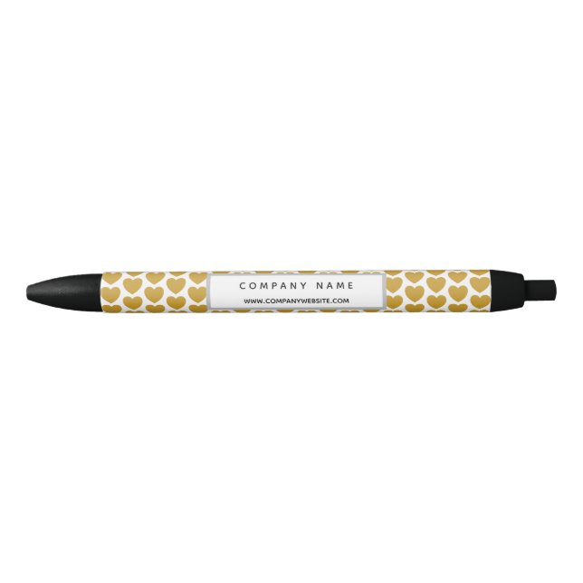 Custom Heart Pattern Business Promotional Pen  (Front)