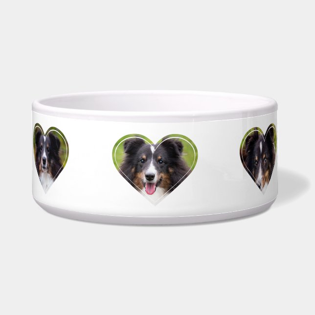 Custom Heart Shape Pet Photo Templates (Front)