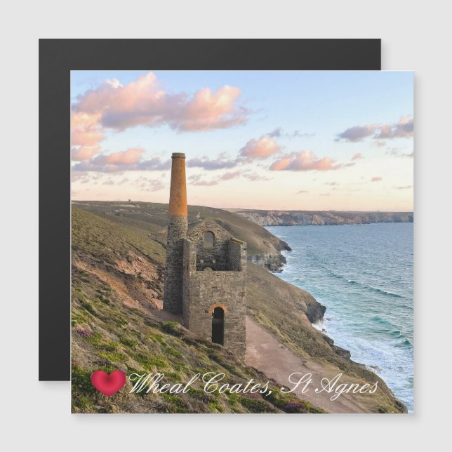 Custom Heart Wheal Coates St Agnes Cornwall Photo (Front/Back)