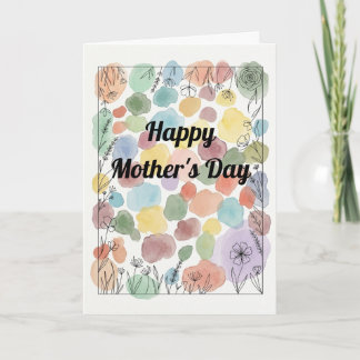 Custom Heartfelt Mother's Day Poem Card. Card