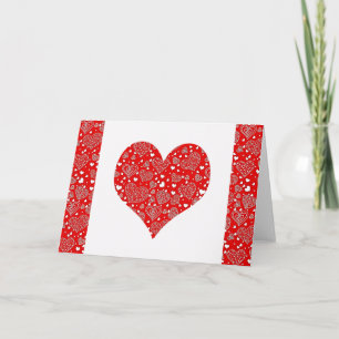 Custom hearts card