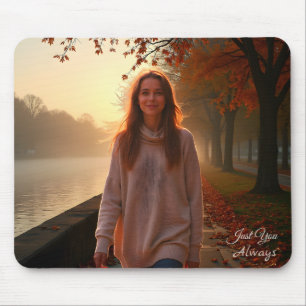 Custom Her Portrait – A Special Gift for Her Mouse Mat