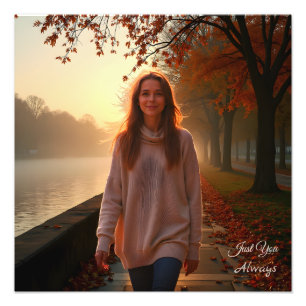 Custom Her Portrait – A Special Gift for Her Photo Print