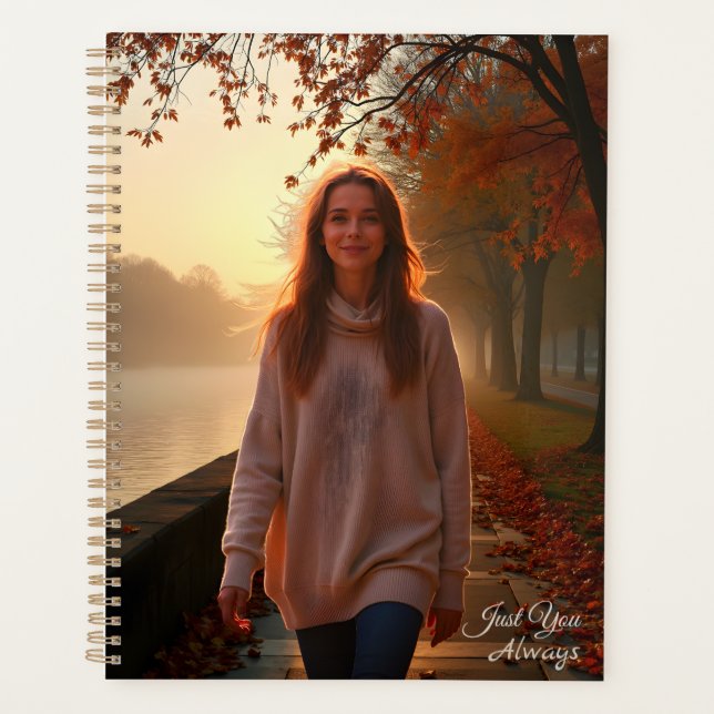 Custom Her Portrait – A Special Gift for Her Planner (Front)