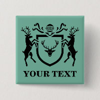 Custom Heraldic Deer Blazon