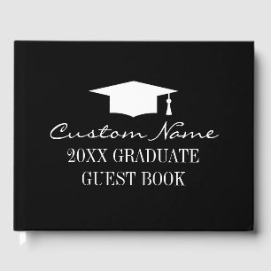 Custom high school graduation guest book