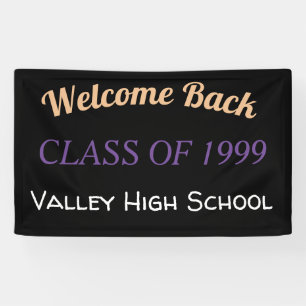 Custom. High School Reunion. Banner