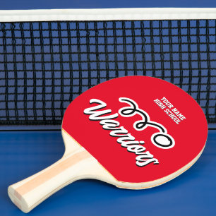 Custom high school table tennis team  ping pong paddle