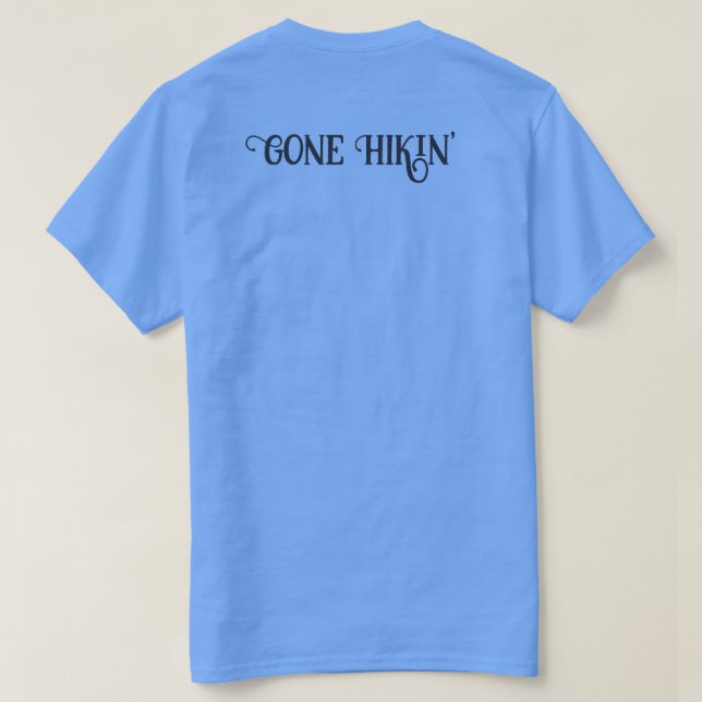 Custom Hiking Logo T-Shirt (Design Back)