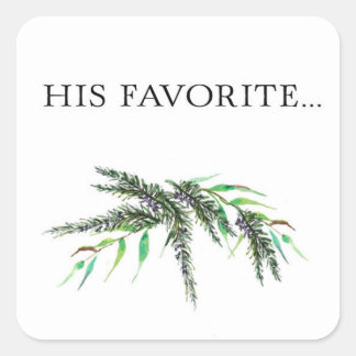 Custom "His" Favourite Sticker