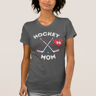 Custom Hockey Mum Shirt with Player Number