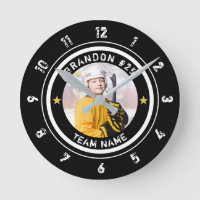 Custom Hockey Player Number Photo Your Colour
