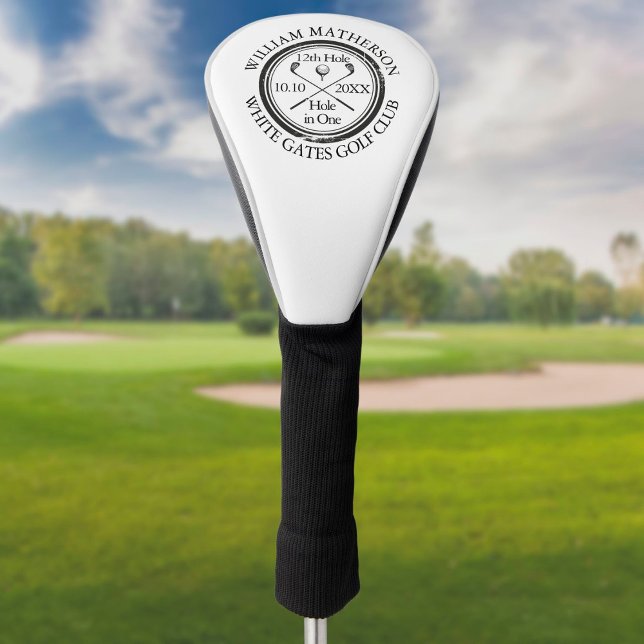Custom Hole in One Classic Golf Head Cover (Creator Uploaded)