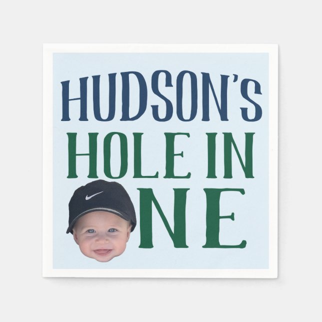 Custom Hole in One  Napkin (Front)