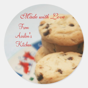 Custom Holiday Baking Dessert Label Stickers