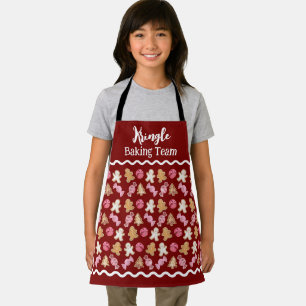 Custom Holiday Baking Team Christmas Apron