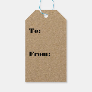 Custom Holiday Gift Wrapping Tags