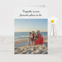 Custom Holiday Greeting Card – Family Photo & “Tog