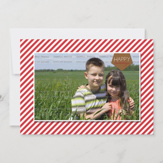 Custom  Holiday Photo Card | (Front)