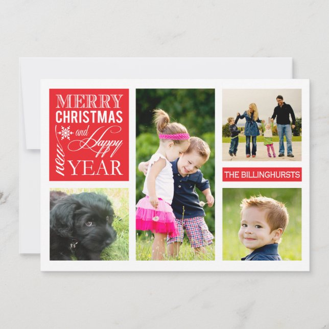 Custom  |  Holiday Photo Card (Front)