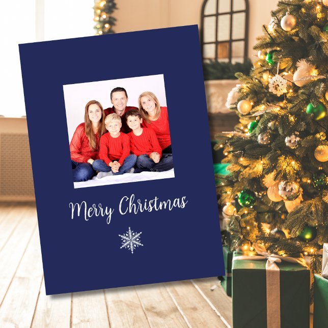 Custom Holiday Photo Greeting Card (Family Photo Christmas Card)